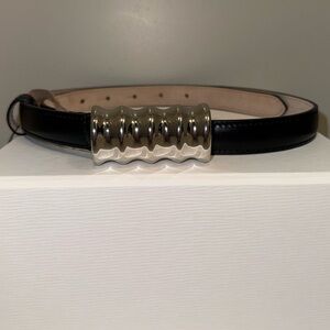 Khaite Julius Small Belt, 80, Silver